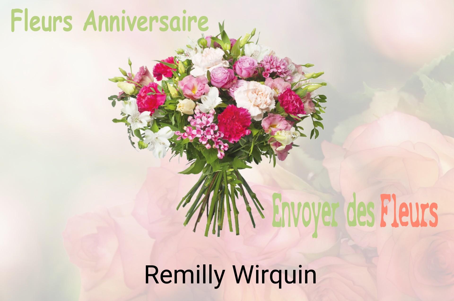 Bouquet de fleurs d’anniversaire livré à Remilly-Wirquin