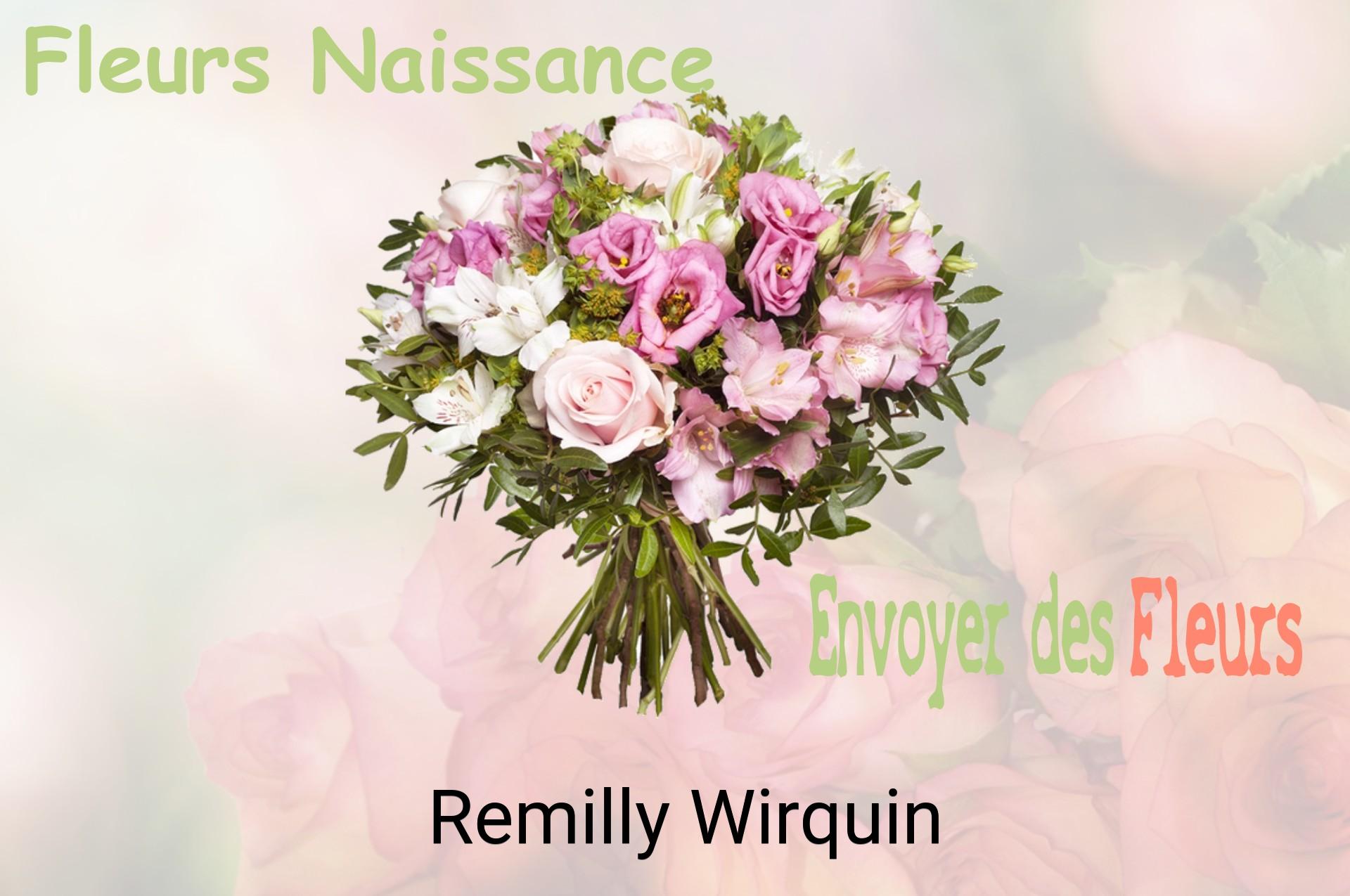 Bouquet de fleurs de naissance livré à Remilly-Wirquin